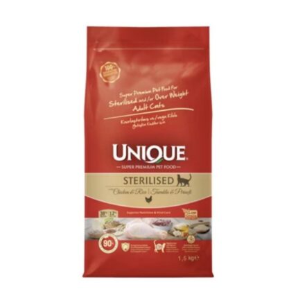 Unique Kısırlaştırılmış Tavuklu Kedi Maması 1
