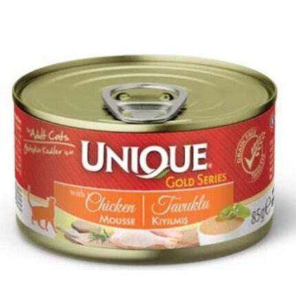 Unique Tavuklu Konserve Yaş Kedi Maması 85 Gr