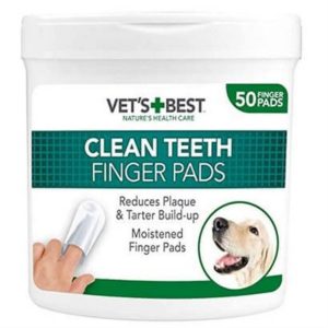 Vet's Best Köpekler için Diş Temizleme Parmak Pedi (50'li)