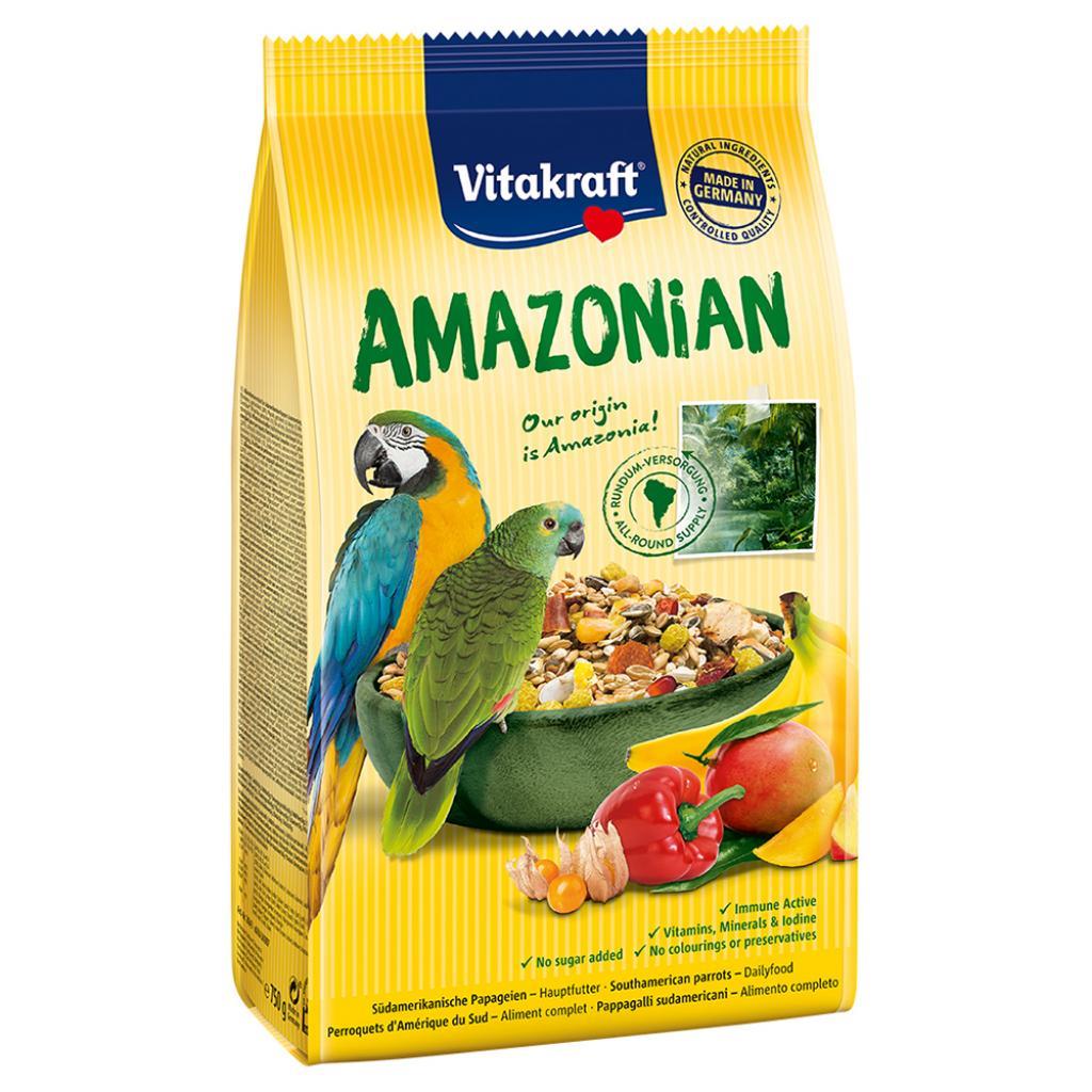 Vitakraft Amazon Afrika ve Gri Papağan Yemi 750 Gr Vitakraft Amazon Afrika ve Gri Papağan Yemi 750 Gr