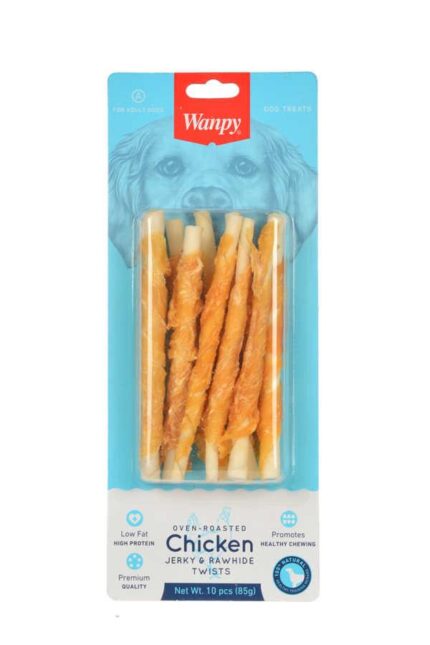 Wanpy Deri Üzerine Tavuk Sarılı Köpek Ödülü 85 gr