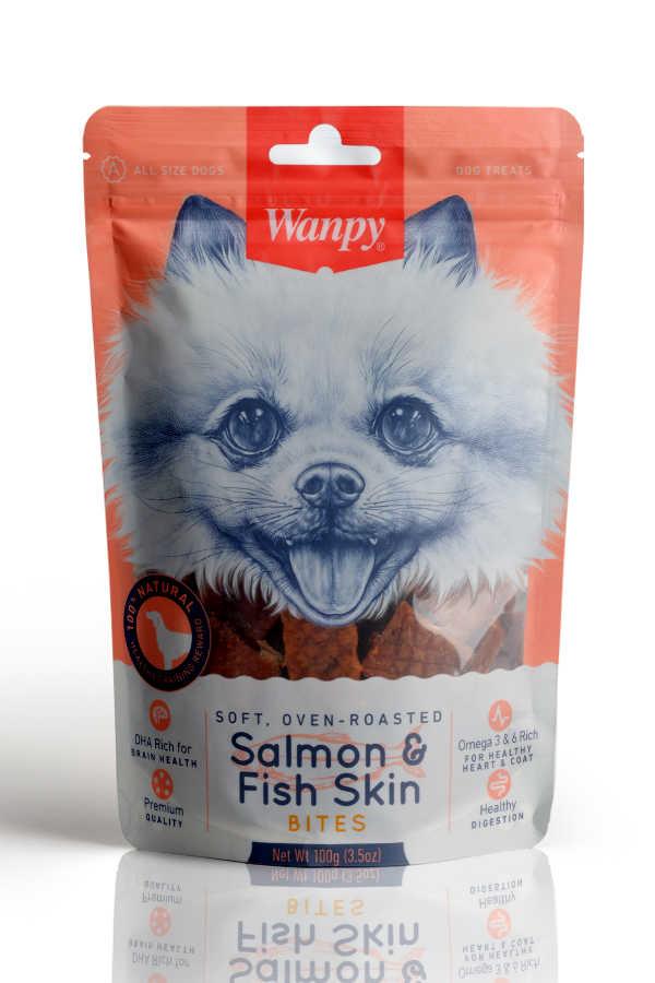 Wanpy Gerçek Somon Dilimleri 100 gr Köpek Ödülü Wanpy Gerçek Somon Dilimleri 100 gr Köpek Ödülü