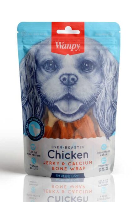Wanpy Kalsiyumlu Gerçek Tavuk 100 gr Köpek Ödülü