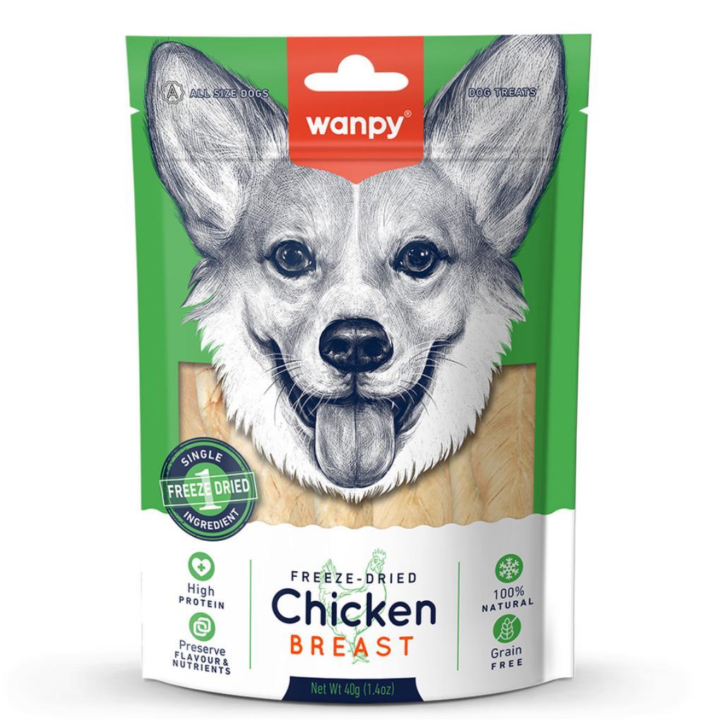 Wanpy Köpek Dondurularak Kurutulmuş Tavuk Göğüs 40 Gr Wanpy Köpek Dondurularak Kurutulmuş Tavuk Göğüs 40 Gr