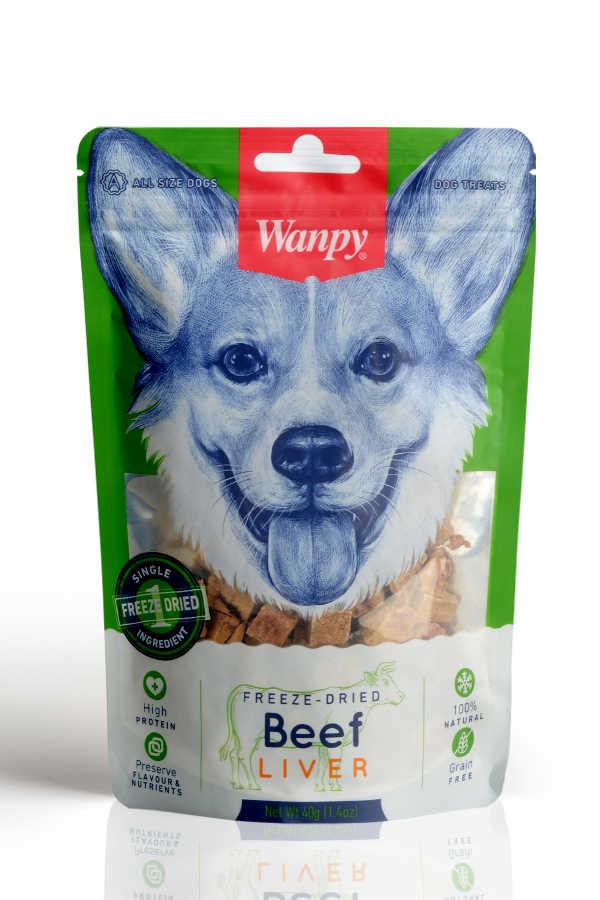 Wanpy Kurutulmuş %100 Dana Ciğeri 40 gr Köpek Ödül Wanpy Kurutulmuş %100 Dana Ciğeri 40 gr Köpek Ödül