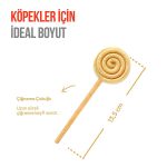 Wanpy LolliPop Dondurularak Kurutulmuş Balkabaklı Lolipop Köpek Ödülü 6 gr (10'lu) - Görsel 2
