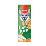 Wanpy LolliPop Dondurularak Kurutulmuş Balkabaklı Lolipop Köpek Ödülü 6 gr (10'lu)