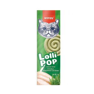 Wanpy LolliPop Dondurularak Kurutulmuş Kedi Otlu Lolipop Kedi Ödülü 1