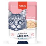 Wanpy Pouch Tavuklu & Karidesli Yaş Kedi Maması 85 gr