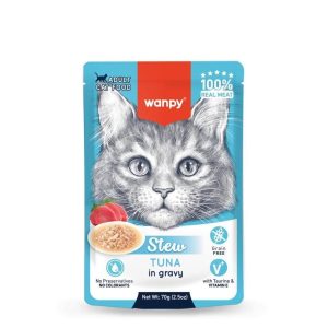 Wanpy Pouch Ton Balıklı Yaş Kedi Maması 70g