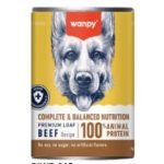 Wanpy Tahılsız %100 Gerçek Et Biftekli Köpek Konservesi 375 gr