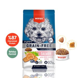 Wanpy Tahılsız Somonlu Yavru Köpek Maması 1