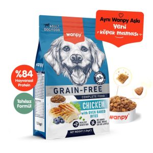Wanpy Tahılsız Tavuklu Yetişkin Köpek Maması 1