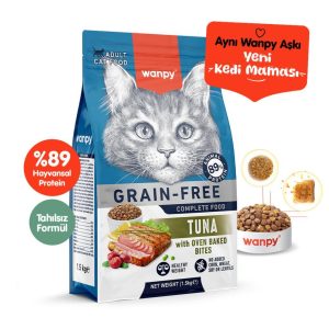 Wanpy Tahılsız Ton Balıklı Yetişkin Kedi Maması 1