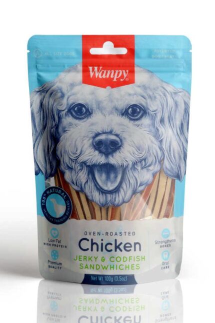 Wanpy Tavuklu&Morina Balıklı 100 gr Köpek Ödülü