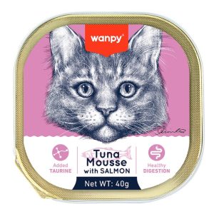 Wanpy Ton Balıklı Ve Somonlu Alutray Kedi Yaş Mama 40 g