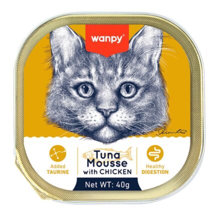 Wanpy Ton Balıklı Ve Tavuklu Alutray Kedi Yaş Mama 40 g