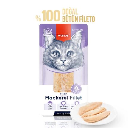 Wanpy Uskumru Fileto Kedi Ödülü 25 Gr