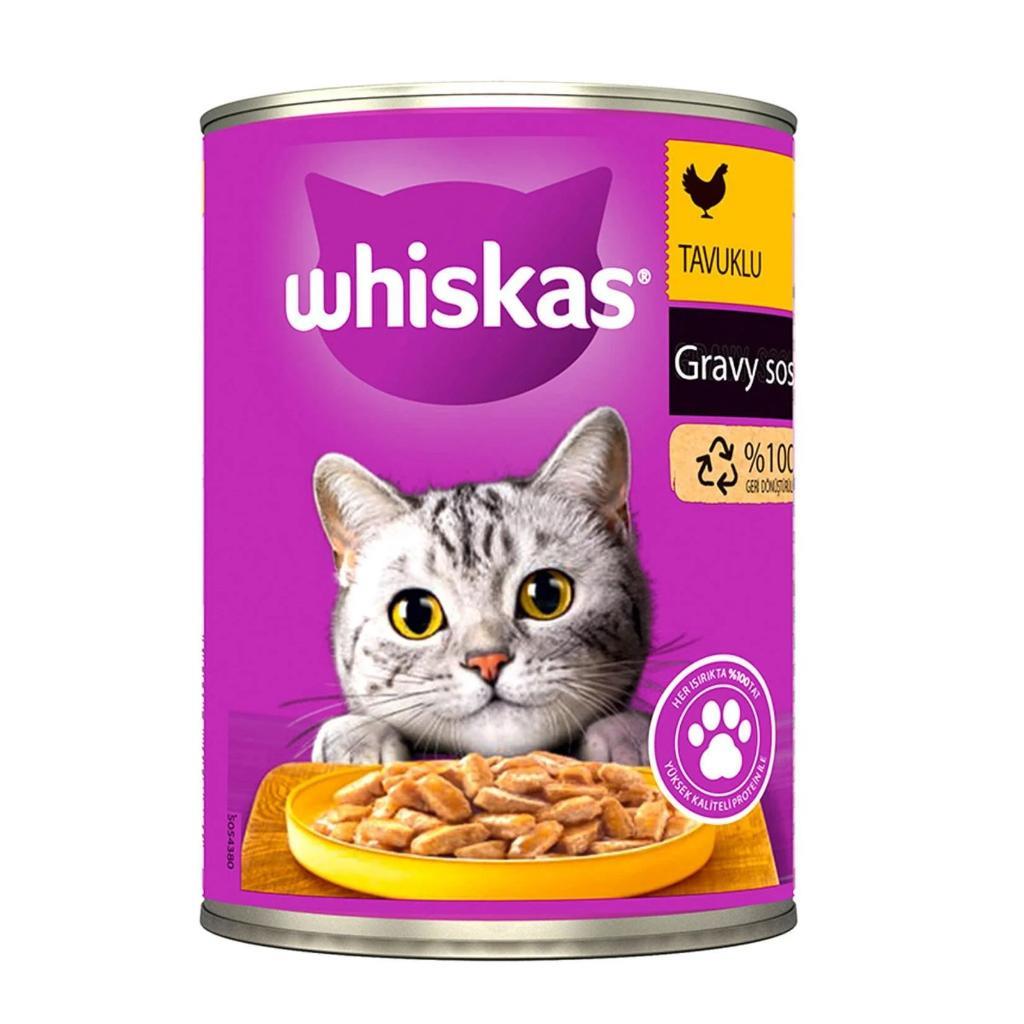 Whiskas Sos İçinde Tavuklu Yetişkin Kedi Konservesi 400 Gr Whiskas Sos İçinde Tavuklu Yetişkin Kedi Konservesi 400 Gr