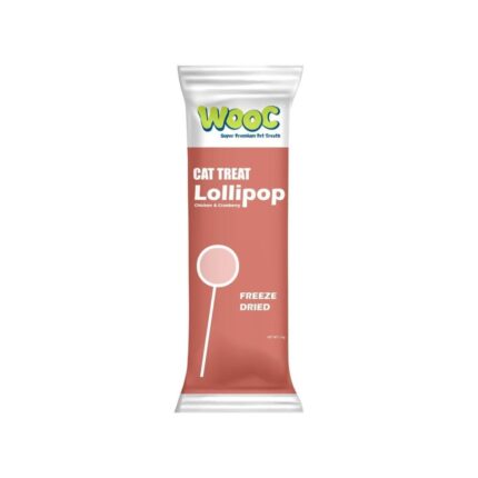 Wooc Lollipop Tavuk ve Kızılcıklı Kedi Ödül Maması 1